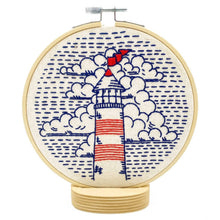 Load image into Gallery viewer, Hook, Line & Tinker | Lighthouse Complete Embroidery Kit
