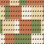 Load image into Gallery viewer, American Bold by Frank Lloyd Wright | Imperial | Green/Rust