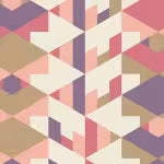 Load image into Gallery viewer, American Bold by Frank Lloyd Wright | Hollyhock | Pink/Purple