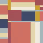 Load image into Gallery viewer, American Bold by Frank Lloyd Wright | Oak Park | Red/Navy