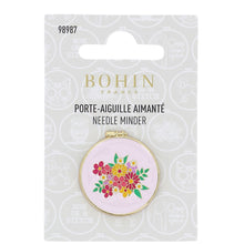 Load image into Gallery viewer, Bohin | Magnetic Needle Minder | Flowers