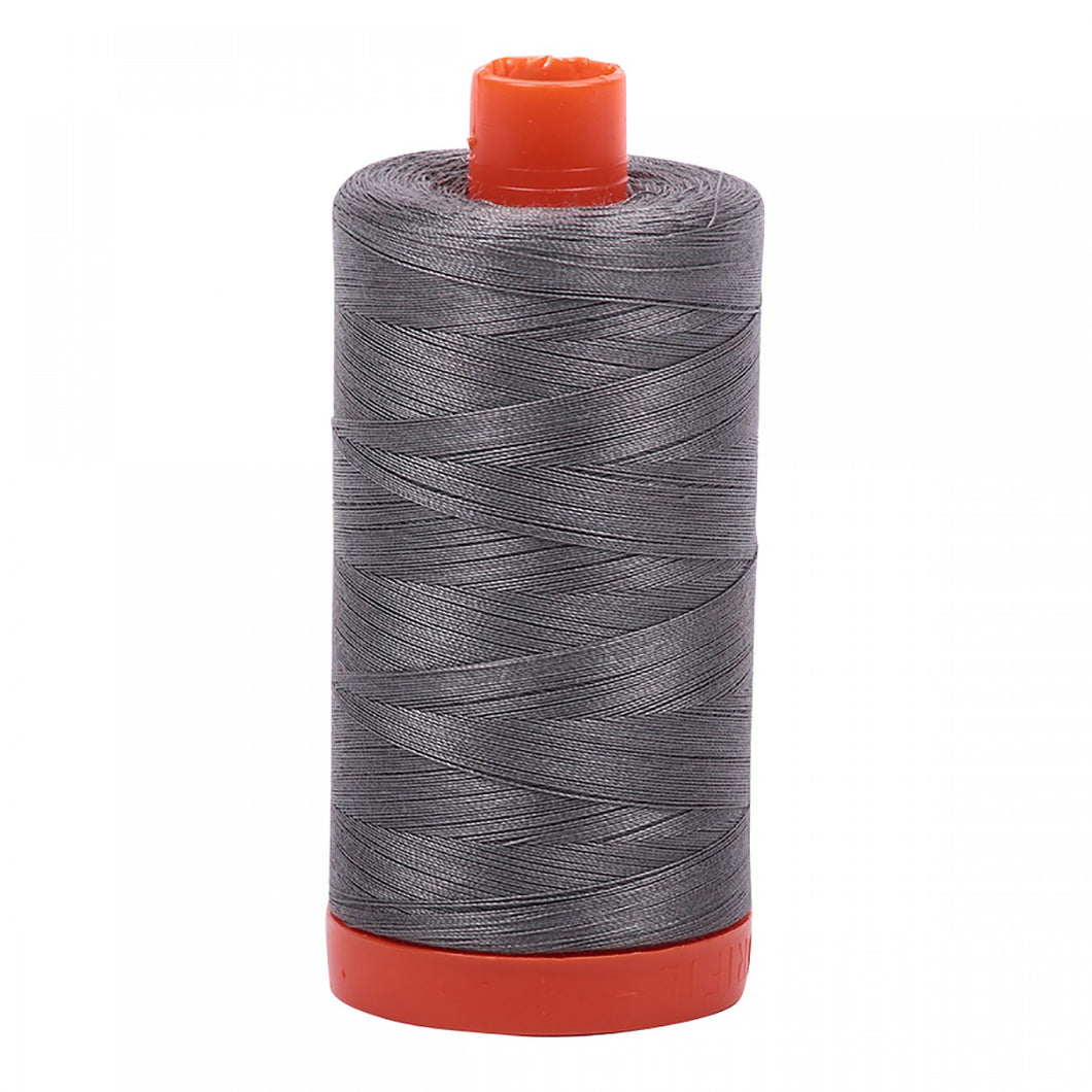 Aurifil | Mako Cotton Thread Solid 50 wt | Grey Smoke