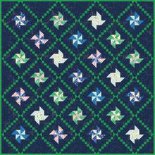 Load image into Gallery viewer, Tiny Pinwheels Quilt Kit | Suzy Quilts | CARNIVAL NIGHTS ✨LIMITED EDITION