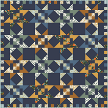 Load image into Gallery viewer, Fat Quarter Stars Quilt Kit by Suzy Quilts | Rifle Paper Co. Holiday Classics