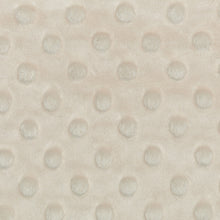 Load image into Gallery viewer, This exclusive Cuddle® minky plush fabric has a textured, velvety surface that features an adorable dimple embossed design. Not only does it look amazing sewn into quilts, baby products, apparel, etc., but it has a nice skin feel we can't get enough of! Available at globalfibershop.com.