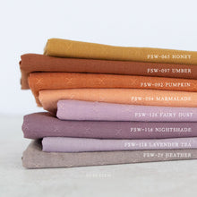 Load image into Gallery viewer, This debut collection from Fableism Supply Company now updated with 8 new shades for Spring 2024. The small woven-X provides just enough texture to elevate this gorgeous substrate to the next level.Available at globalfibershop.com.