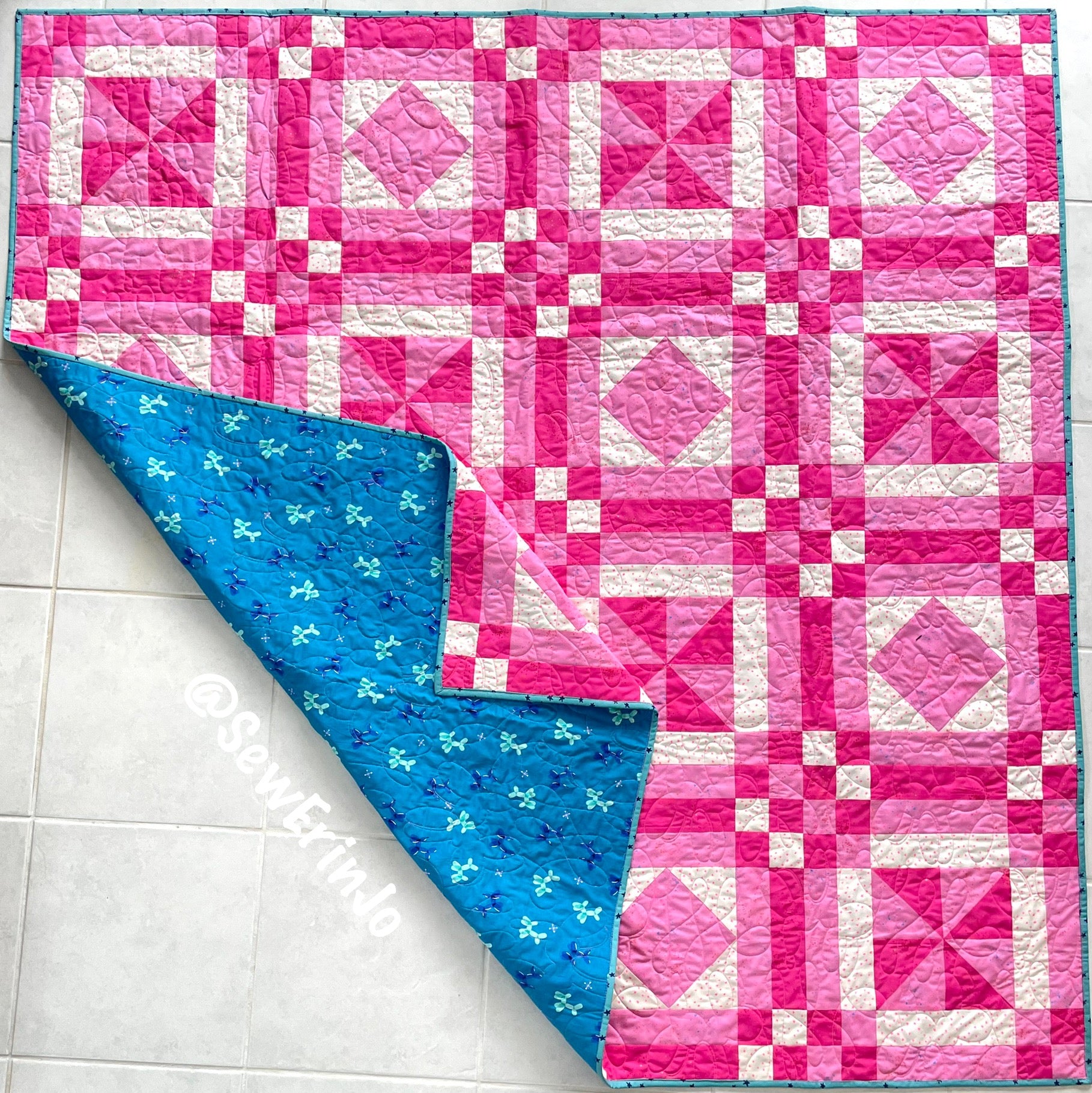 Fairgrounds Quilt Kit | Suzy Quilts | Bubblegum - Limited Edition