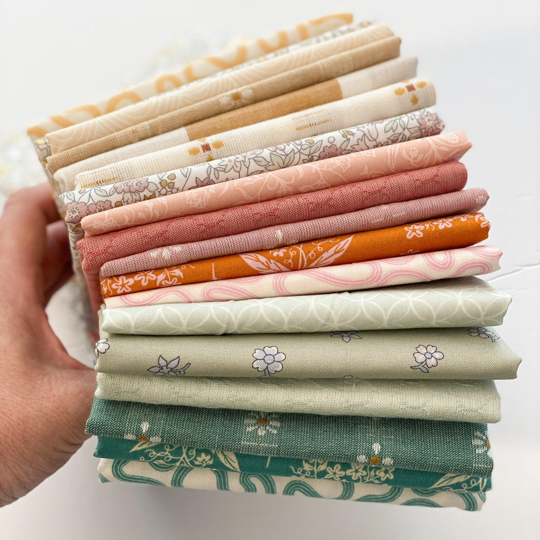 Milestone 3.0 includes some of our favorite prints and wovens currently in stock.  We mixed our favorite wovens, poplin and lawn featuring spring hues and florals.  This might be our favorite Milestone bundle yet! Available at globalfibershop.com.