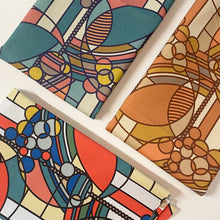 Load image into Gallery viewer, Cloud 9 has partnered with the Frank Lloyd Wright foundation to bring his contemporary modern design to printed textiles. March Balloons is available at globalfibershop.com.