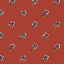 Load image into Gallery viewer, Say hello to Kismet’s sister collection- Kindred. Global, flirty and full of charm in rich shades of russet, berry, ecru and bold navy. Hand drawn florals and dashing geometrics give this collection its own eclectic and bohemian vibe. Available at globalfibershop.com.