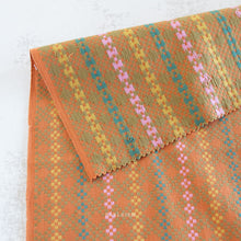Load image into Gallery viewer, Embrace the charm of the rainbow with Fableism Supply Co’s ‘Lucky Loom’ fabric collection—a dazzling fusion of mixed weight wovens inspired by moments of serendipity. This collection’s palette radiates warmth and whimsy, featuring golden yellows, soft pinks, earthy greens, tranquil blues, and rich purples, each reminiscent of the colors in a lucky rainbow. Available at globalfibershop.com.