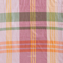 Load image into Gallery viewer, When you think light and cheery, think Lumiere. Fableism Supply Co.'s brand new wide-width 100% cotton collection with rainbows galore. Made with the apparel sewist in mind, they created these sunshiny cottons in a sweeping bouquet of prismatic rainbow color. Go bold or go retro! These wide width plaids and checkers will make for dazzling pieces. Available at globalifbershop.com.