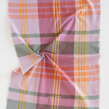 Load image into Gallery viewer, When you think light and cheery, think Lumiere. Fableism Supply Co.'s brand new wide-width 100% cotton collection with rainbows galore. Made with the apparel sewist in mind, they created these sunshiny cottons in a sweeping bouquet of prismatic rainbow color. Go bold or go retro! These wide width plaids and checkers will make for dazzling pieces. Available at globalifbershop.com.