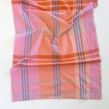 Load image into Gallery viewer, When you think light and cheery, think Lumiere. Fableism Supply Co.'s brand new wide-width 100% cotton collection with rainbows galore. Made with the apparel sewist in mind, they created these sunshiny cottons in a sweeping bouquet of prismatic rainbow color. Go bold or go retro! These wide width plaids and checkers will make for dazzling pieces. Available at globalifbershop.com.