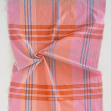 Load image into Gallery viewer, When you think light and cheery, think Lumiere. Fableism Supply Co.'s brand new wide-width 100% cotton collection with rainbows galore. Made with the apparel sewist in mind, they created these sunshiny cottons in a sweeping bouquet of prismatic rainbow color. Go bold or go retro! These wide width plaids and checkers will make for dazzling pieces. Available at globalifbershop.com.