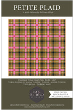 Load image into Gallery viewer, Petite Plaid Pattern - by Brittany Lloyd for Lo & Behold Stitchery | Paper Pattern