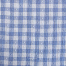 Load image into Gallery viewer, The Queen of Hearts has arrived and she’s got 14 beautiful new heart ginghams and dobby hearts in the most wearable colors! For the first time ever, at 55” wide, these whimsical cottons are perfect for Valentines apparel fabrics and also still the 100% cotton our quilters and crafters have come to love. Available at globalfibershop.com.