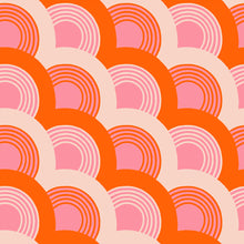 Load image into Gallery viewer, Flowerland, brought to you by Ruby Star Society designer Melody Miller, features a vibrant color palette blue, green, pink and gold - and her signature floral and butterfly prints. Available at globalfibershop.com.