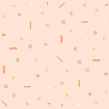 Load image into Gallery viewer, Sunbeam, brought to you by RSS designer Rashida Coleman Hall, features warm hues of pinks, peach and gold - certain to make you "beam." Available at globalfibershop.com