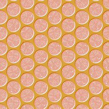 Load image into Gallery viewer, Sunbeam, brought to you by RSS designer Rashida Coleman Hall, features warm hues of pinks, peach and gold - certain to make you "beam." Available at globalfibershop.com