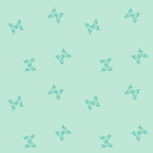 Load image into Gallery viewer, Backyard, brought to you by RSS designer Sarah Watts, features a vibrant color palette of blues and fuschia pinks and celebrates the flora, fauna and creatures found in our backyards. Available at globalfibershop.com.