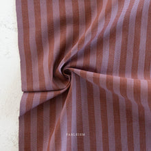 Load image into Gallery viewer, Sun Stripes, our latest two color cotton stripe fabric collection featuring an array of dazzling colors plucked from our earthy palette. From Fableism Supply Co. available at globalfibershop.com.