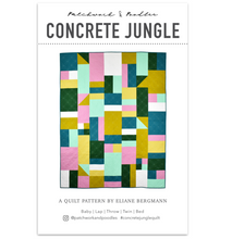 Load image into Gallery viewer, Concrete Jungle Quilt Pattern | Patchwork and Poodles