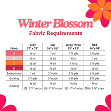 Load image into Gallery viewer, Winter Blossom Quilt Bundle by Sewspicious in warm tones sold at globalfibershop.com.
