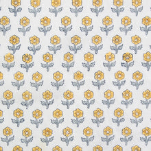 Load image into Gallery viewer, Indian Block Prints: Cottage | Flowerling in Yellow