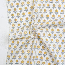 Load image into Gallery viewer, Indian Block Prints: Cottage | Flowerling in Yellow