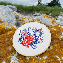 Load image into Gallery viewer, Hook, Line & Tinker | Octopus Knitting Complete Embroidery Kit