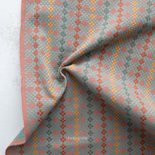 Load image into Gallery viewer, Canyon Springs is Fableism Supply Co’s latest mixed weight wovens collection featuring new textures, new weaves, and some returning favorites. Inspired by the vastness of the grand canyon and its full spectrum of life and color. The colors are a punchy mix of hues from golden ochre to deep periwinkle and crisp turquoise. Available at globalfibershop.com