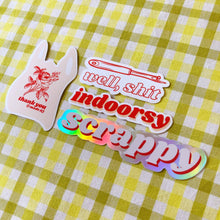 Load image into Gallery viewer, Feral Notions | Well, Sh*t! Seam Ripper Sewing And Quilting Vinyl Sticker