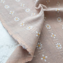 Load image into Gallery viewer, Introducing the Forest Forage collection by Fableism Supply Company. Fablism's newest group of wovens features 2 new basics, Daisies and Honeycomb, in their signature earth-tone shades. These wovens are excellent staples in quilting, homewares and apparel. Available at globalfibershop.com.