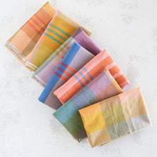 Load image into Gallery viewer, When you think light and cheery, think Lumiere. Fableism Supply Co.'s brand new wide-width 100% cotton collection with rainbows galore. Made with the apparel sewist in mind, they created these sunshiny cottons in a sweeping bouquet of prismatic rainbow color. Go bold or go retro! These wide width plaids and checkers will make for dazzling pieces. Available at globalifbershop.com.