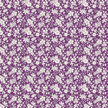 Load image into Gallery viewer, Flower Show Botanical Jewel from Liberty of London fabrics transports us to a magical garden oasis, planted with the prettiest shades of roses, lavender, dahlias in rich, vivid jewel tones that resemble semi-precious stones. Available at globalfibershop.com.