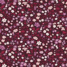 Load image into Gallery viewer, Flower Show Botanical Jewel from Liberty of London fabrics transports us to a magical garden oasis, planted with the prettiest shades of roses, lavender, dahlias in rich, vivid jewel tones that resemble semi-precious stones. Available at globalfibershop.com.
