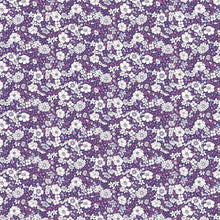 Load image into Gallery viewer, Flower Show Botanical Jewel from Liberty of London fabrics transports us to a magical garden oasis, planted with the prettiest shades of roses, lavender, dahlias in rich, vivid jewel tones that resemble semi-precious stones. Available at globalfibershop.com.