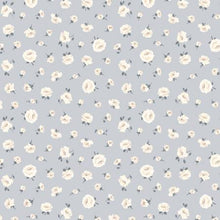 Load image into Gallery viewer, Flower Show Pebble offers a fresh approach to a neutral palette –Soft moss greens, buttercup yellows and pale blush pinks sit harmoniously against cooler greys and charcoals. Flower Show Pebble from Liberty of London is sold at globalfibershop.com.