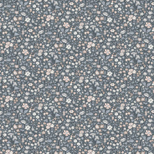 Load image into Gallery viewer, Flower Show Pebble offers a fresh approach to a neutral palette –Soft moss greens, buttercup yellows and pale blush pinks sit harmoniously against cooler greys and charcoals. Flower Show Pebble from Liberty of London is sold at globalfibershop.com.