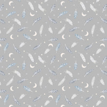 Load image into Gallery viewer, Enchanted | Feathers & Stars in Grey