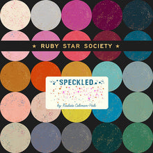Load image into Gallery viewer, Speckled, brought to you by RSS designer Rashida Coleman Hall, features subtle speckled, (some metallic) blenders. We liken "speckled" to your happiest accident paint splatter turned perfect fabric background or blender. Sold at globalfibershop.com