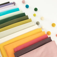Load image into Gallery viewer, Birch Organic Fabrics produces a high-quality, 100% Organic Cotton Poplin in the most delicious solids and modern prints. Fabric printed with low impact dye (no toxic chemicals or mordants) Certified Organic by GOTS. Available at globalfibershop.com.