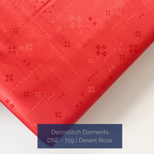 Load image into Gallery viewer, Close up of decostitch elements in desert rose.