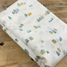 Load image into Gallery viewer, Bundle of Snowdrift Magic print by Art Gallery Fabrics. This is the suggested backing for the Winter's Walk Garland Quilt by Suzy Quilts.