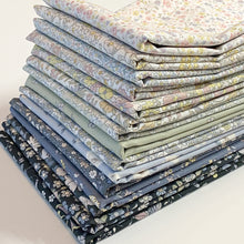 Load image into Gallery viewer, Flower Show Pebble offers a fresh approach to a neutral palette –Soft moss greens, buttercup yellows and pale blush pinks sit harmoniously against cooler greys and charcoals. Flower Show Pebble from Liberty of London is sold at globalfibershop.com.