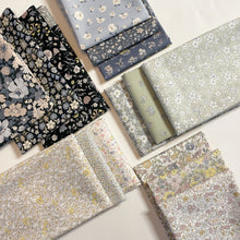 Load image into Gallery viewer, Flower Show Pebble offers a fresh approach to a neutral palette –Soft moss greens, buttercup yellows and pale blush pinks sit harmoniously against cooler greys and charcoals. Flower Show Pebble from Liberty of London is sold at globalfibershop.com.