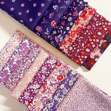 Load image into Gallery viewer, Flower Show Botanical Jewel from Liberty of London fabrics transports us to a magical garden oasis, planted with the prettiest shades of roses, lavender, dahlias in rich, vivid jewel tones that resemble semi-precious stones. Available at globalfibershop.com.