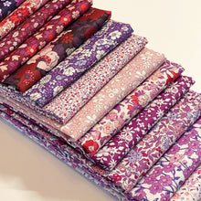 Load image into Gallery viewer, Flower Show Botanical Jewel from Liberty of London fabrics transports us to a magical garden oasis, planted with the prettiest shades of roses, lavender, dahlias in rich, vivid jewel tones that resemble semi-precious stones. Available at globalfibershop.com.