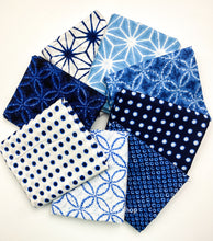 Load image into Gallery viewer, Blue Geo - Shibori Blues by Sevenberry